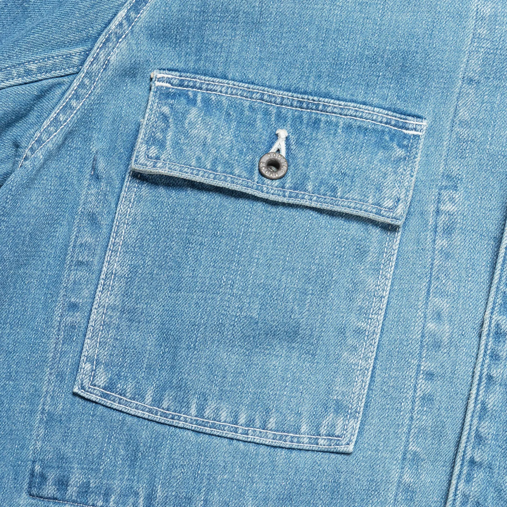 12oz Denim CACTUS Coverall (MidTone) - Midtone