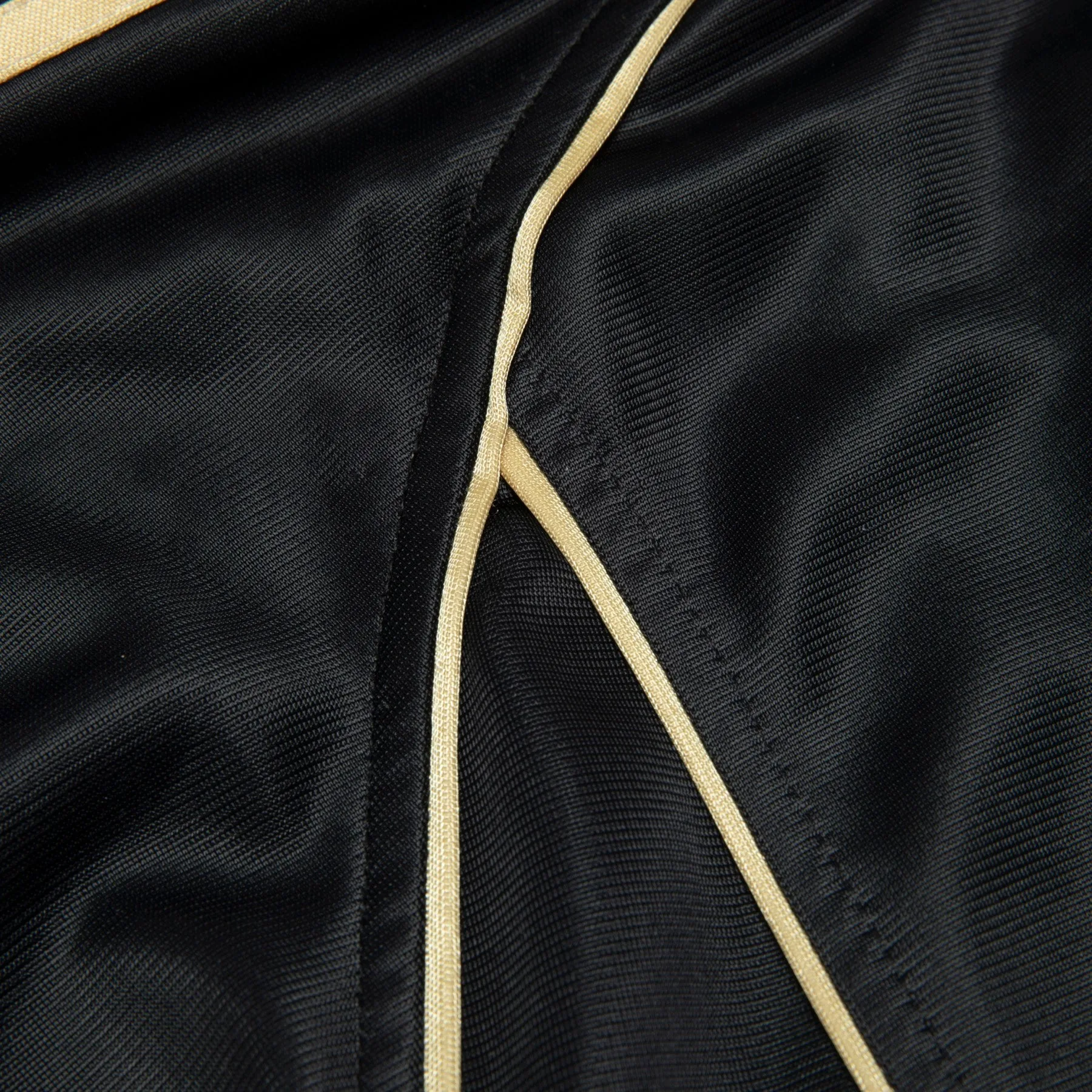 70s, Satin Weave, Contrast Piping, Fluid Drape