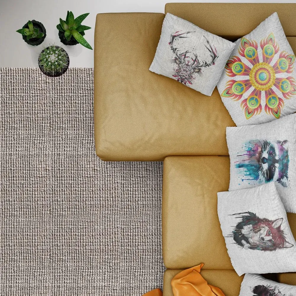 Boucle Rug - Flax