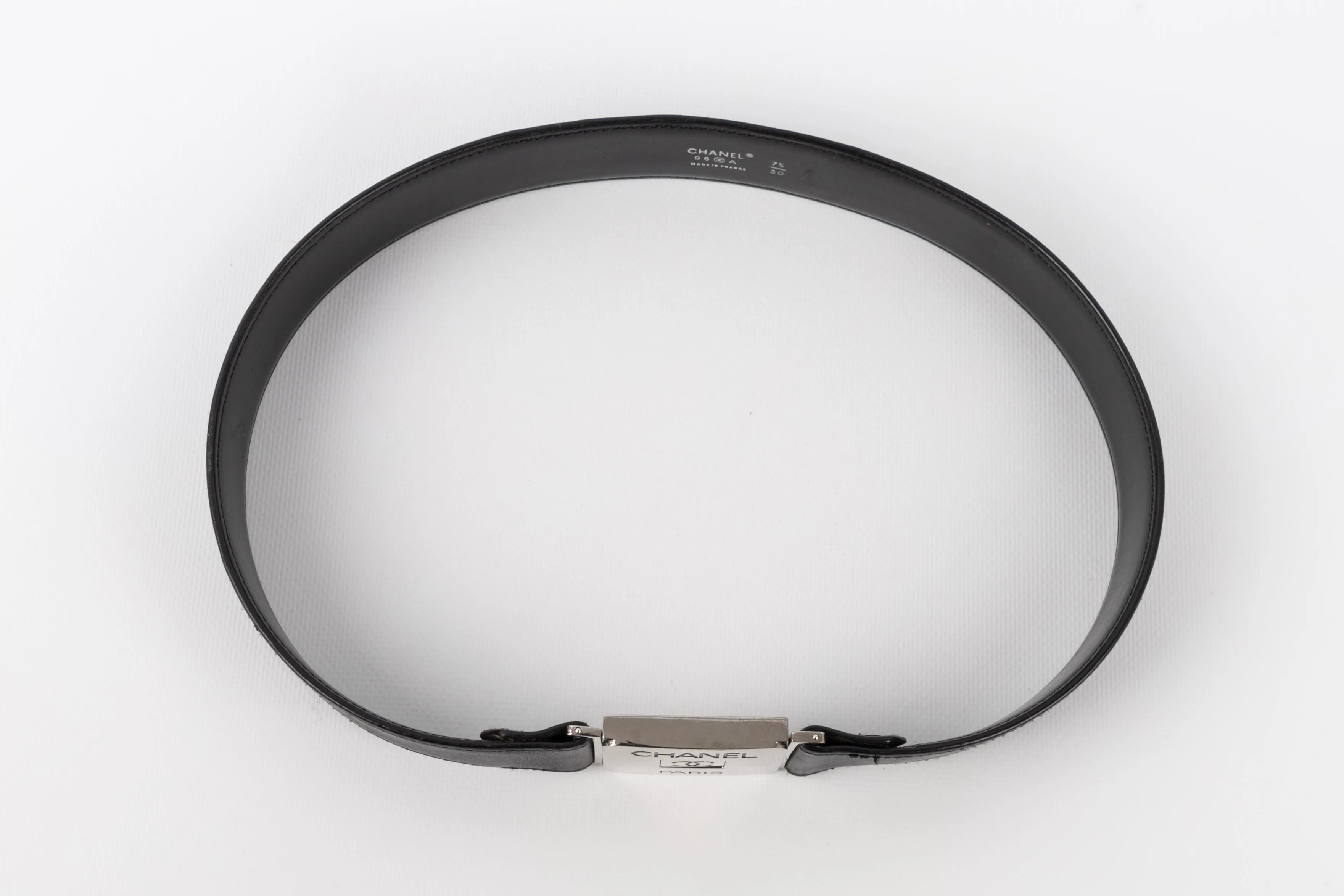 Ceinture en cuir Chanel Automne 1996
