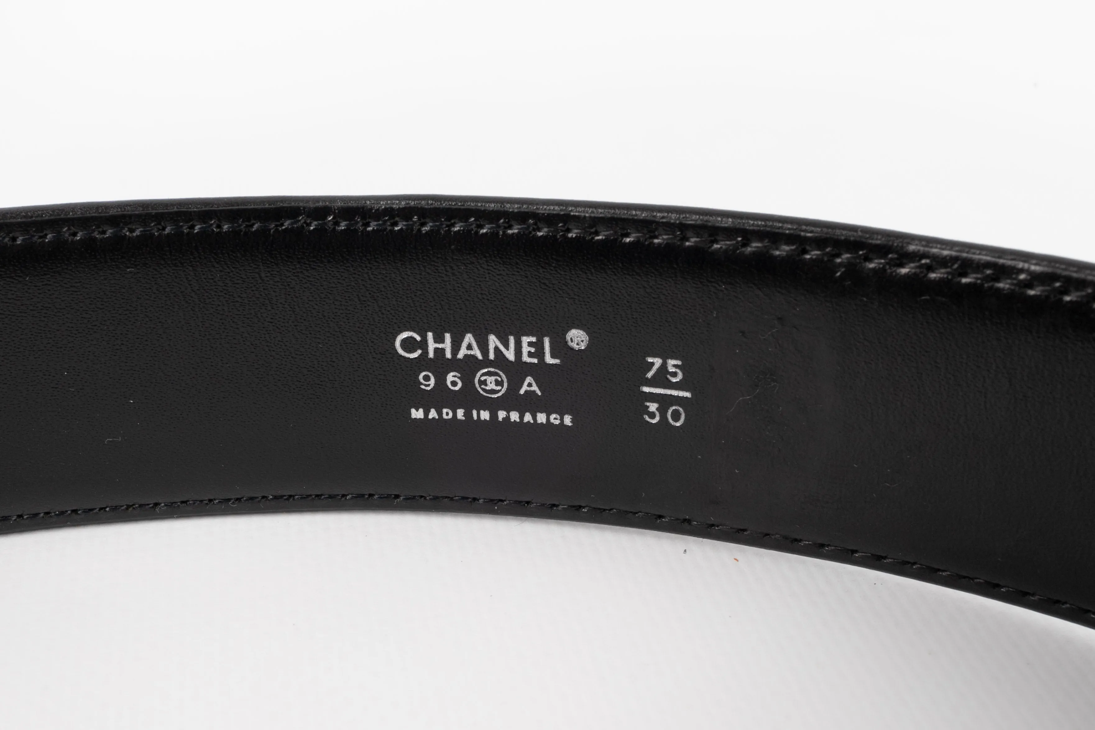 Ceinture en cuir Chanel Automne 1996