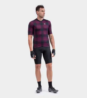 Gravel Scottish Men's Jersey - Bordeaux