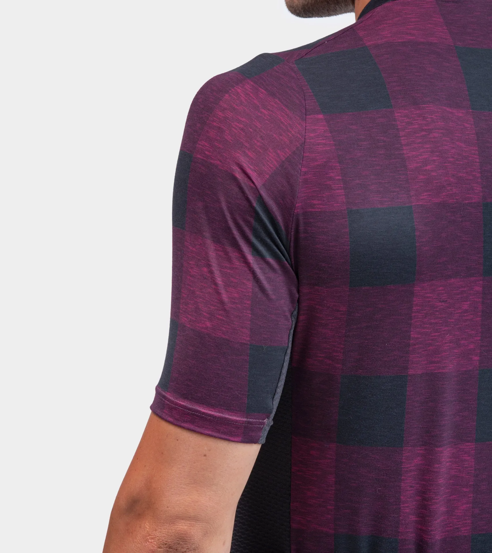 Gravel Scottish Men's Jersey - Bordeaux