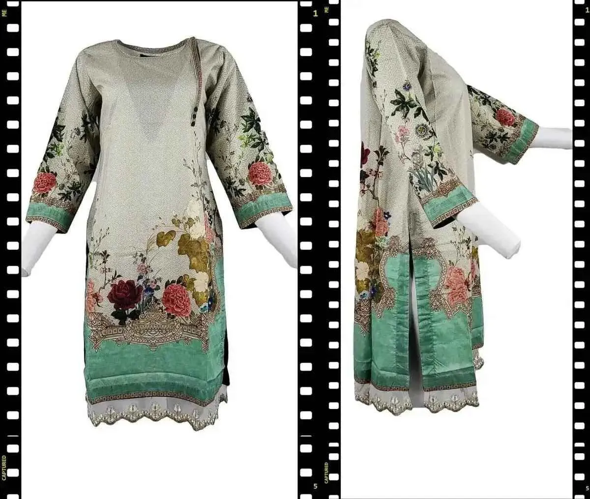 IshDeena Elegant Cotton Kurtis for Women Ready to Wear Tunic Tops for Ladies - One Piece