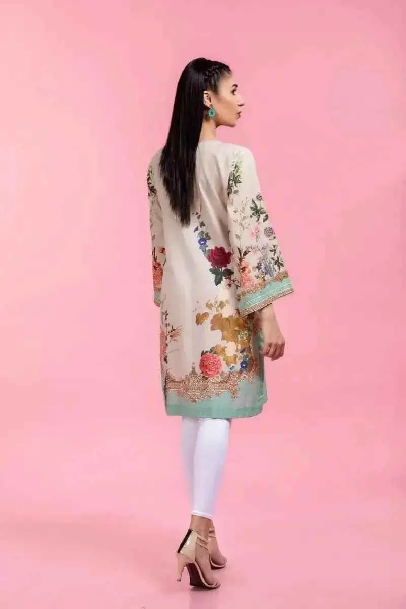 IshDeena Elegant Cotton Kurtis for Women Ready to Wear Tunic Tops for Ladies - One Piece