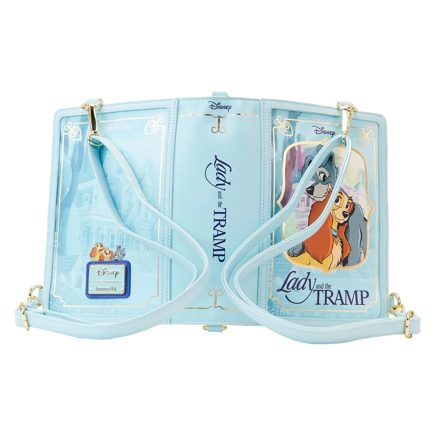 LF Disney Lady And The Tramp Classic Book Convertible Crossbody Bag
