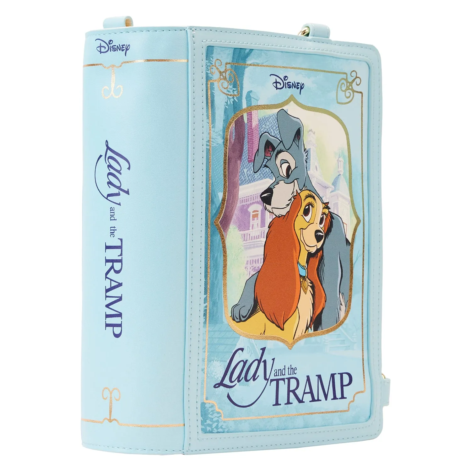 LF Disney Lady And The Tramp Classic Book Convertible Crossbody Bag