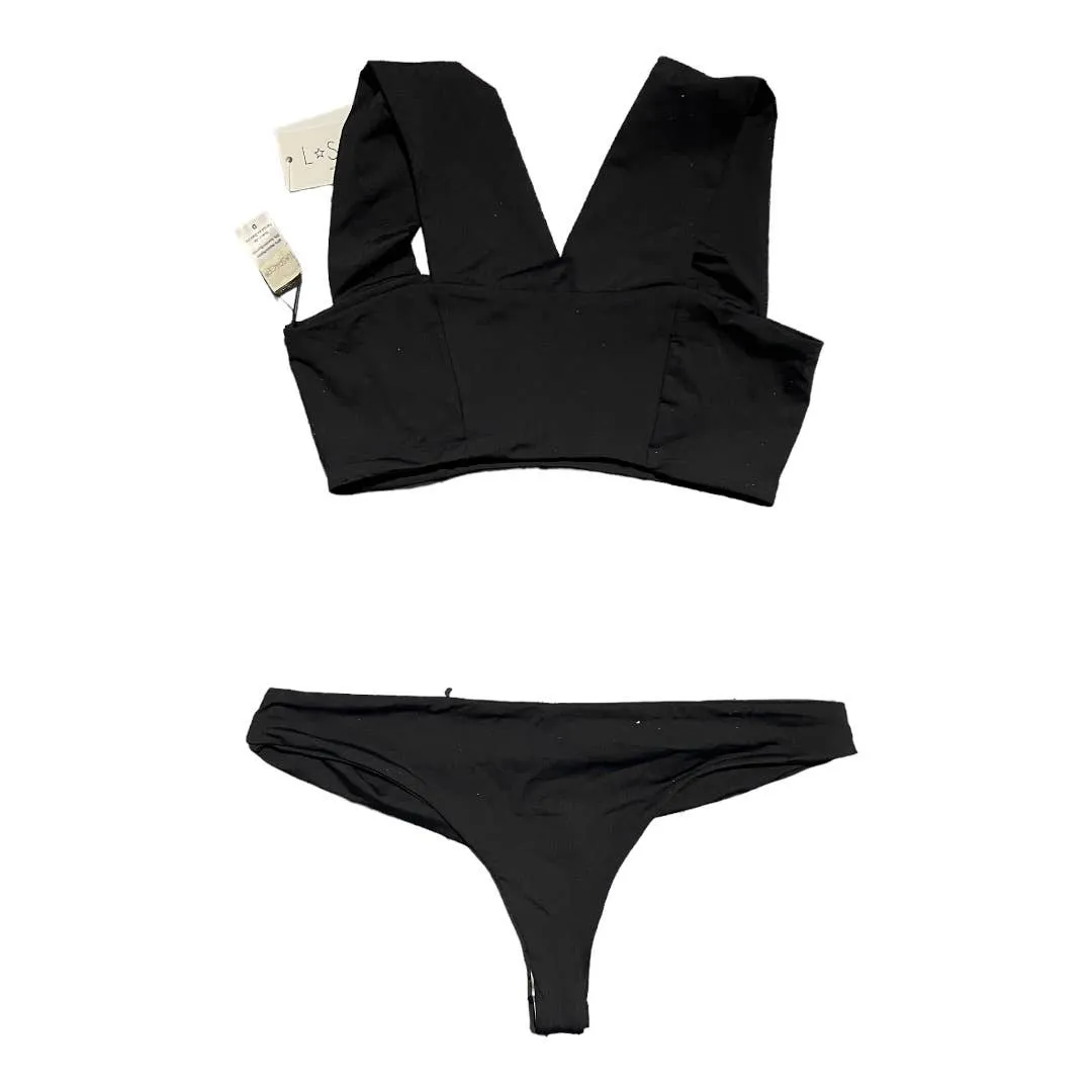 L*SPACE Revolve Convertible Set Parker Bikini Top D Cup Nirvana Itsy Bottom XL