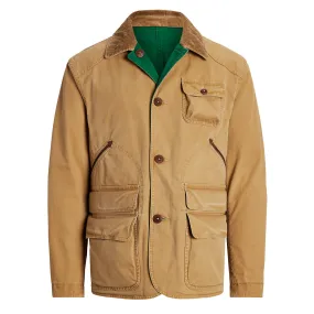 Polo Ralph Lauren Reversible Canvas Utility Jacket Dayback Tan/New Forest