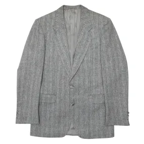 Structured Blazer, Jacquard Weave, Pick-Stitching