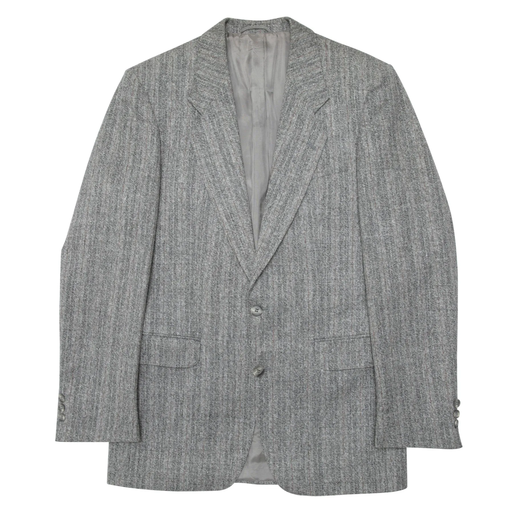 Structured Blazer, Jacquard Weave, Pick-Stitching