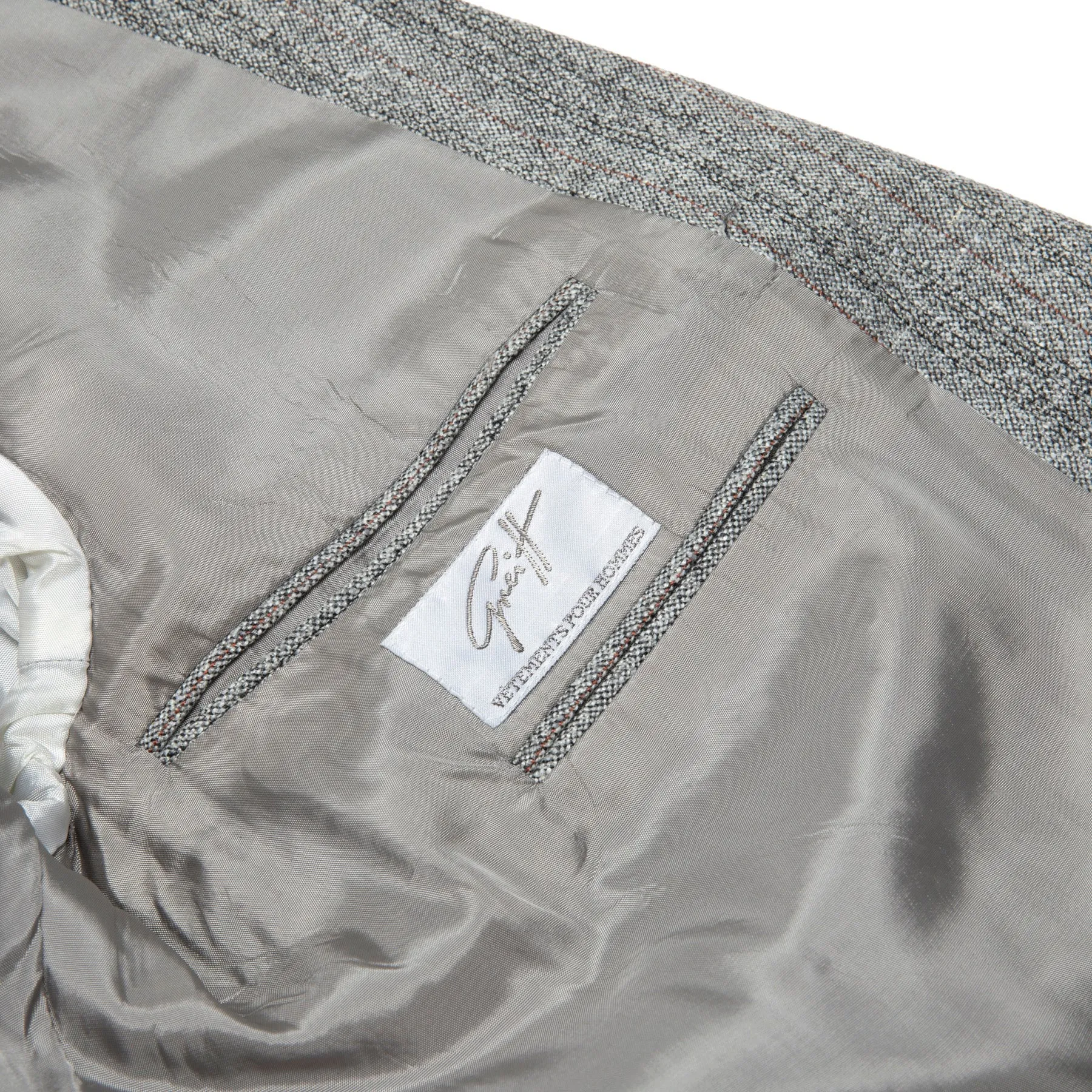 Structured Blazer, Jacquard Weave, Pick-Stitching
