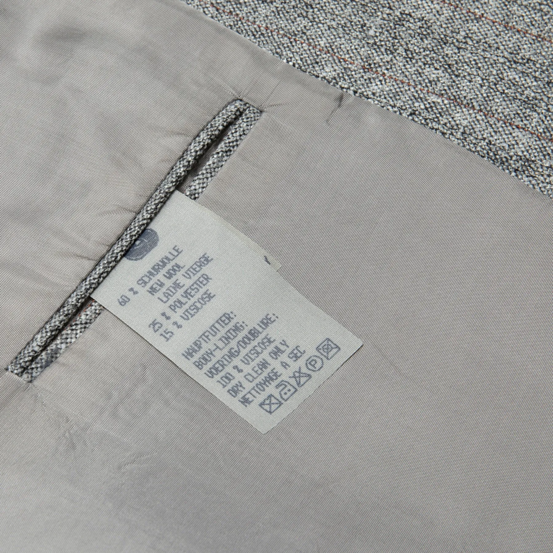 Structured Blazer, Jacquard Weave, Pick-Stitching