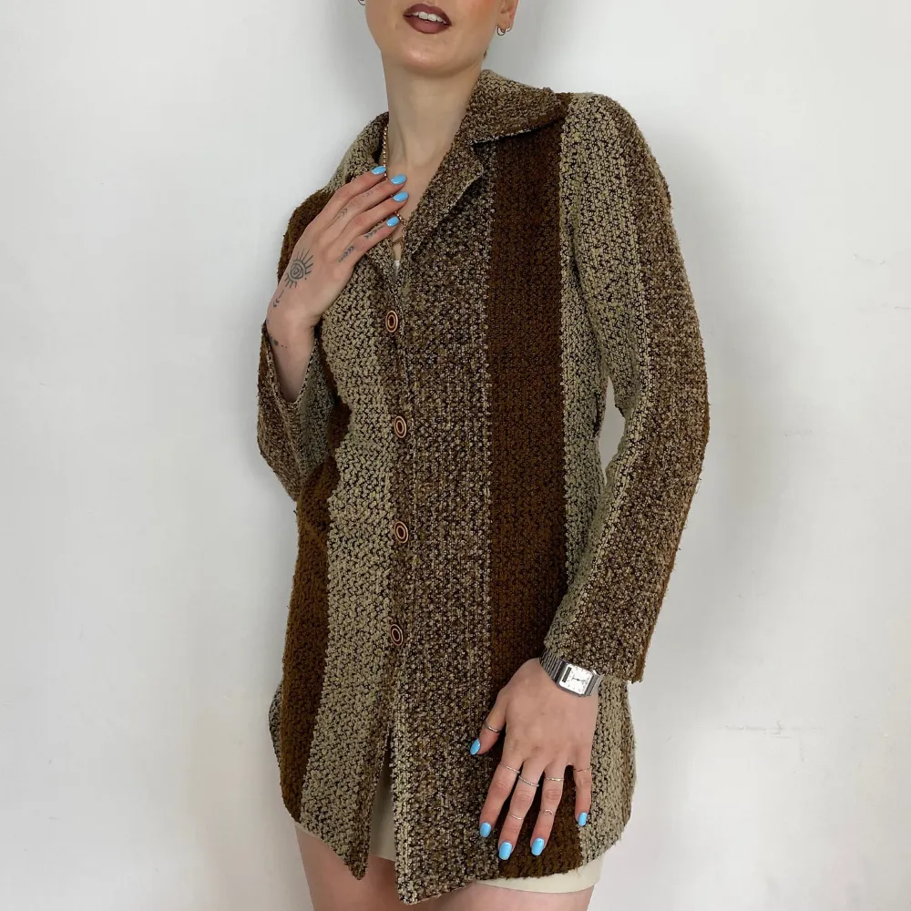 Textured Stripe Shirt - XS