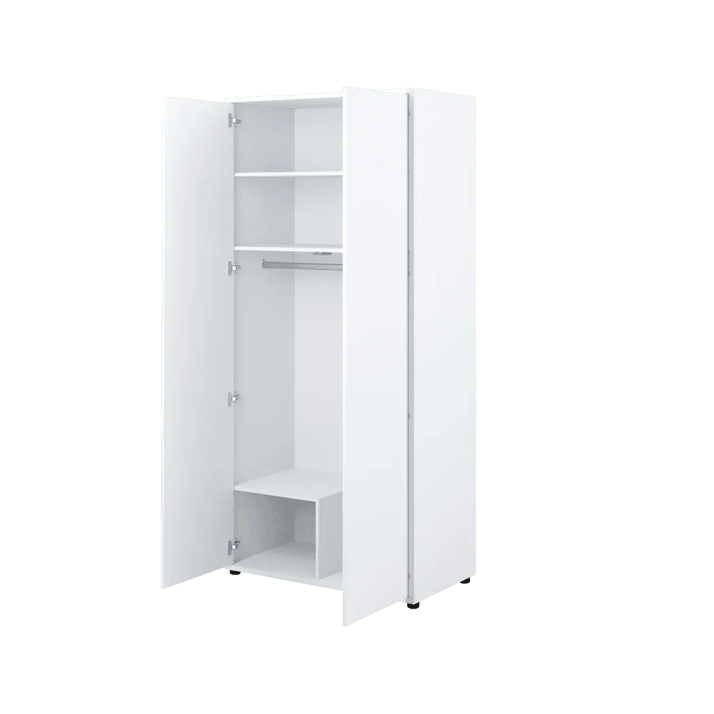 Wardrobe 101cm, Side Cabinet MK-20, Storage for Wall Beds type MK